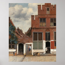 Little Street från Johannes Vermeer Large Poster