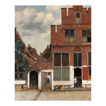 Little Street från Johannes Vermeer
