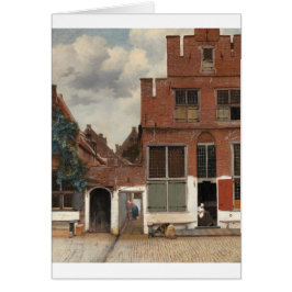 Little Street Johannes Vermeer Hälsningskort