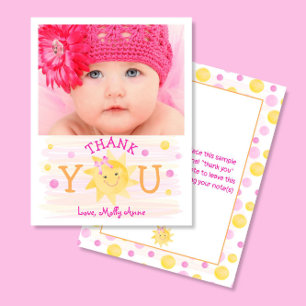Little Sunshine 1st Birthday Girl Tack Kort