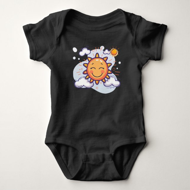 ☀️ Little Sunshine Baby Bodykostym T Shirt (Framsida)