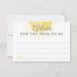 Little Sunshine Baby Shower Adapter för Mamma Card