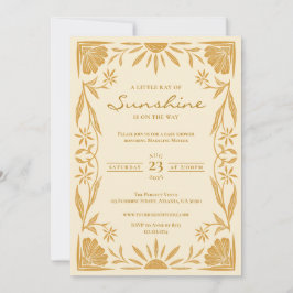 Little Sunshine Baby Shower-inbjudan Inbjudningar