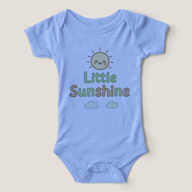Little Sunshine Baby Summer Bodysuit T Shirt (Design Framsida)