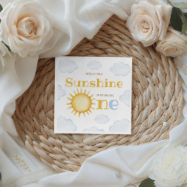 Little Sunshine Birthday Napkins Pappersservett
