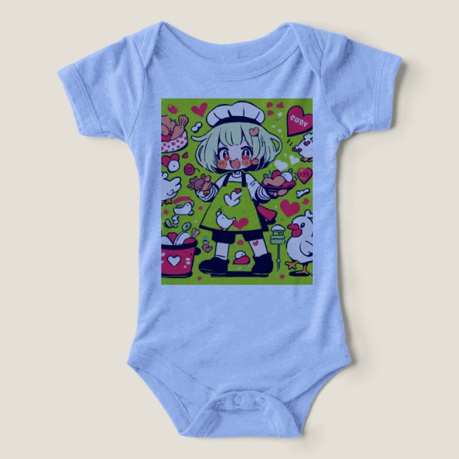 "Little Sunshine" Flicka Bodykostym T Shirt (Design Framsida)