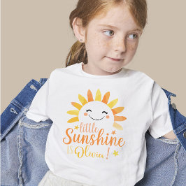 Little Sunshine Personlig Kids'Shirt T Shirt