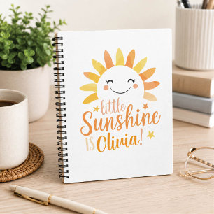 Little Sunshine Personligt Spiralblock