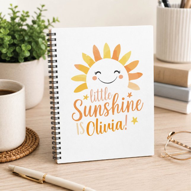 Little Sunshine Personligt Spiralblock (Skapare uppladdad)