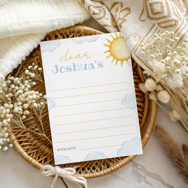 Little Sunshine Time Capsule Card Inbjudningar (Skapare uppladdad)