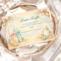 Little Surfer Baby Shower Blöja-Raffle