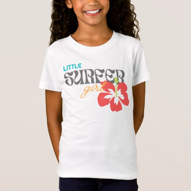 Little Surfer Girl - Kids Shirt T (Framsida)