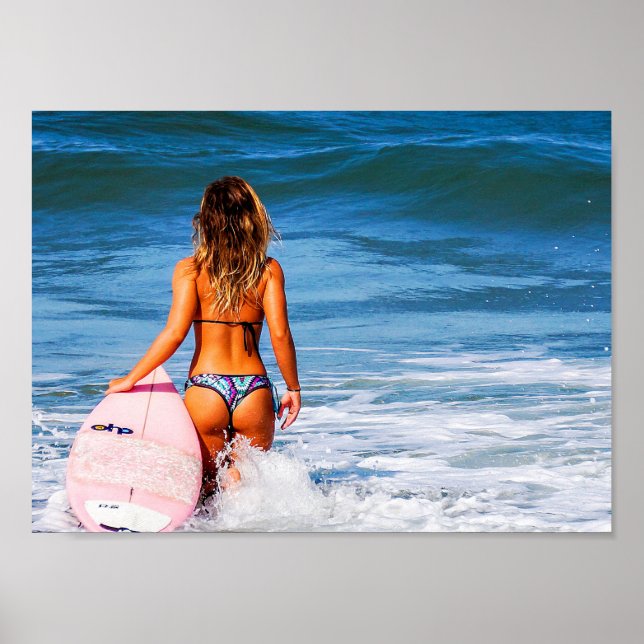 Little Surfer Girl Poster (Framsidan)