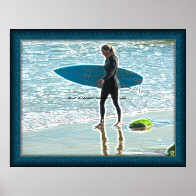 Little Surfer Girl Poster (Framsidan)