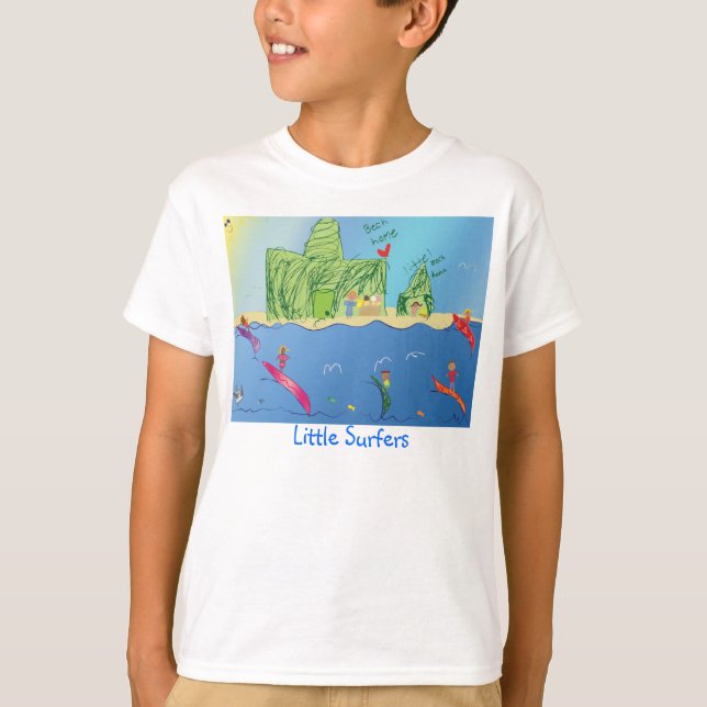 Little Surfers Shirt Tröja (Framsida)