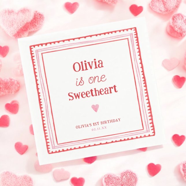 Little Swearing 1st Birthday Party Pappersservett (Skapare uppladdad)