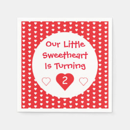 Little Swearing Småbarn Birthday Pappersservett