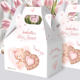 Little SweBaby Rosa Valentines Girl Baby Shower Presentaskar
