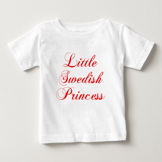 Little Swedish Princess Tee Shirt (Framsida)