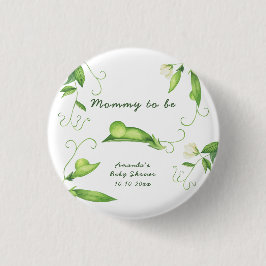 Little Sweet Pea Baby Shower - blivande mamma Knapp
