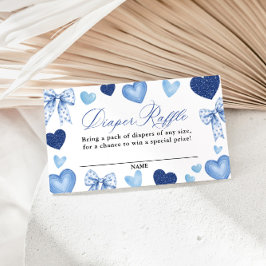 Little Sweetheart Baby Shower, Diaper Raffle Card Tilläggskort