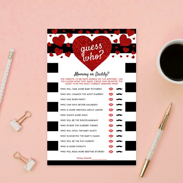 Little Sweetheart Baby Shower Guess Who Game (Skapare uppladdad)