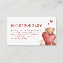 Little Sweetheart Valentine Books for Baby Card Tilläggskort