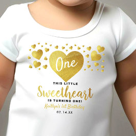 Little Sweetheart Valentine's Day Any Age Birthday T Shirt
