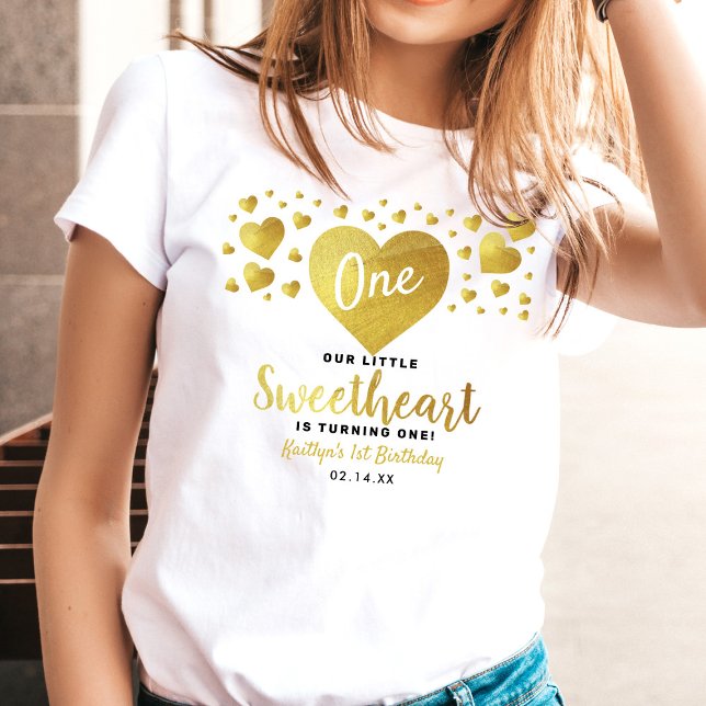 Little Sweetheart Valentine's Day Any Age Birthday T Shirt (Skapare uppladdad)