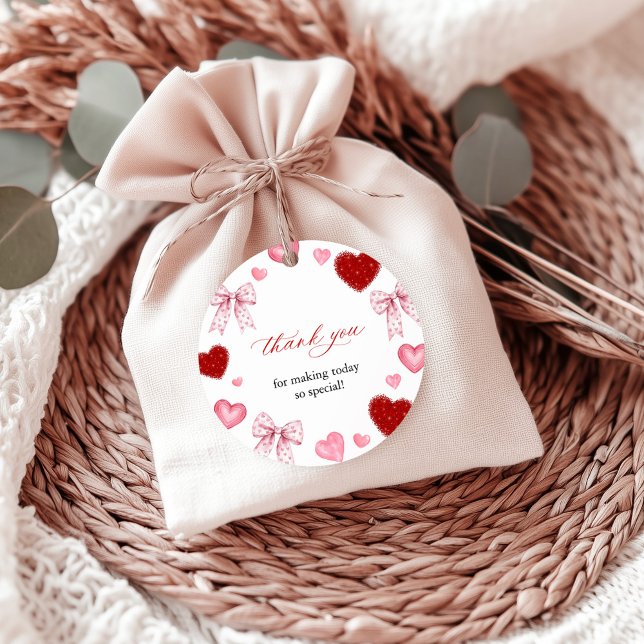 Little Sweetheart Valentines Day Baby Shower Gåvor Etiketter (Skapare uppladdad)