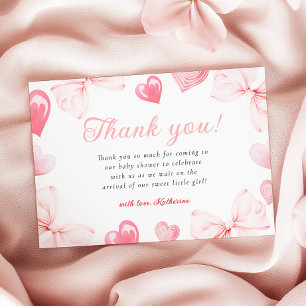 Little Swehoney Bow Baby Shower Tack Kort