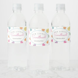 Little Swehoney Candy februari Party Decor Vattenflaskor Etikett