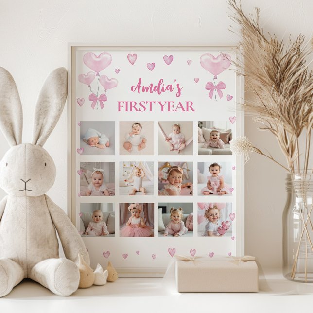 Little Swehoney First Year Milestone Photo Poster (Skapare uppladdad)