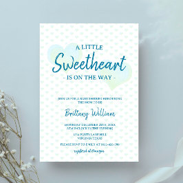 Little Swehoney Modern Boy Baby Shower Inbjudningar
