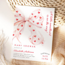 Little Swehoney Rosa Bow Baby Shower