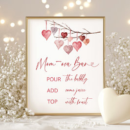 Little Swehoney Valentiness Momosa Pub Poster