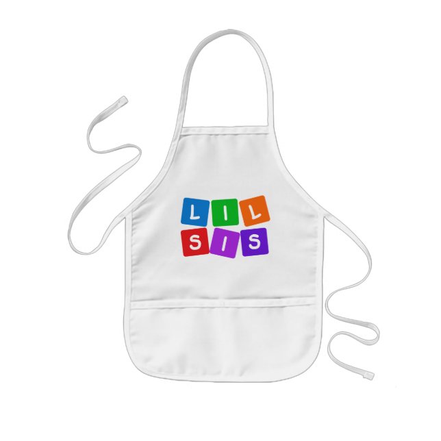 Little Syrran apron - välj stil & färg Barnförkläde (Framsidan)