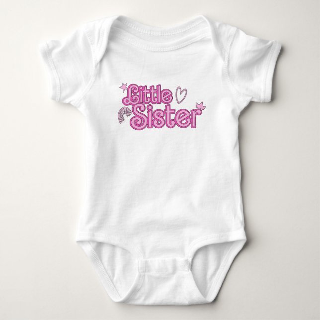 Little syster baby bodydress t shirt (Framsida)