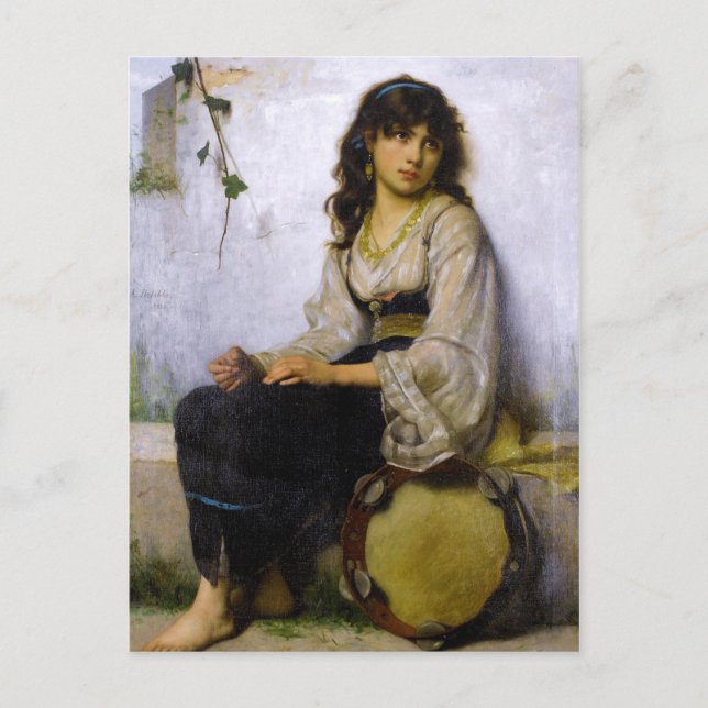 Little Tambourine Girl ~ Vykort (Framsida)