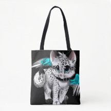 Little Tecknad Angel Cat