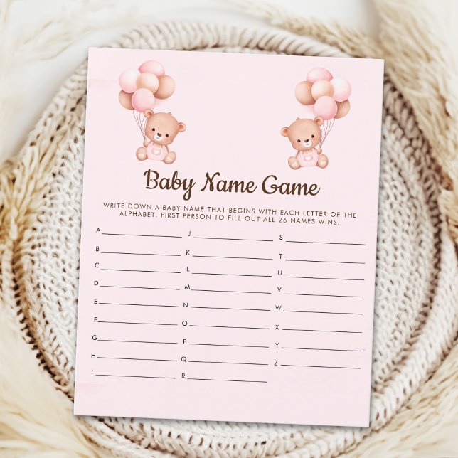 Little Teddy Bear Baby Girl Shower  (Skapare uppladdad)