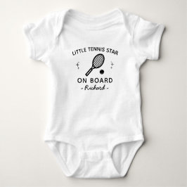 Little Tennis Player on Board - Tennis T Shirt