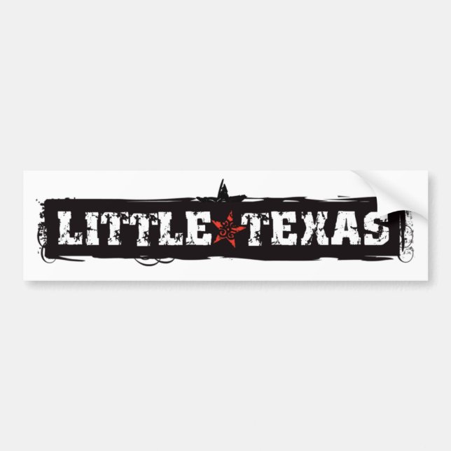 Little Texas Logotyp Bumpersticker Bildekal (Framsidan)