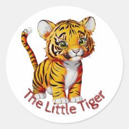 Little Tiger Anpassade Nursery Runt Klistermärke