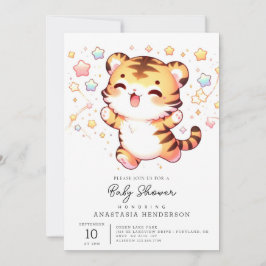 Little Tiger Baby Shower Inbjudningar