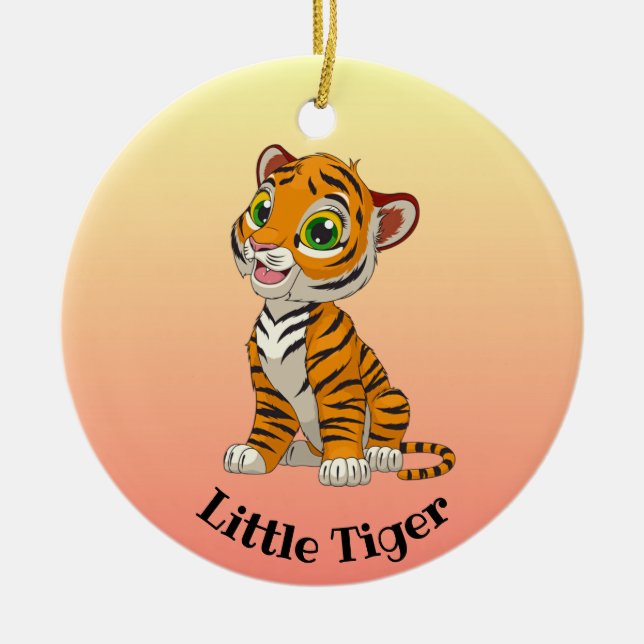 Little Tiger Design Ornament (Framsidan)
