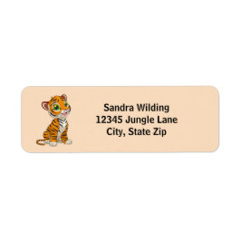 Little Tiger Return-adressetikett Returadress Etikett