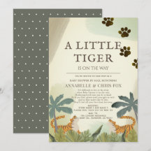 Little Tiger Safari Jungle Baby Shower by Mail