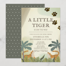 Little Tiger Safari Jungle Baby Shower