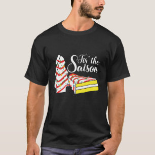Little Tis Season Julgran cakes Debbie T Shirt